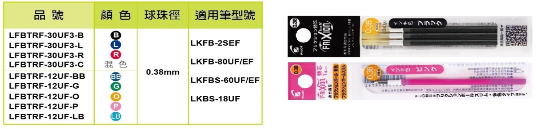 0.38 魔擦筆替芯 商品圖片